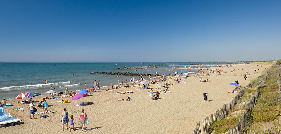 Zwemdagen op de stranden van de Hérault