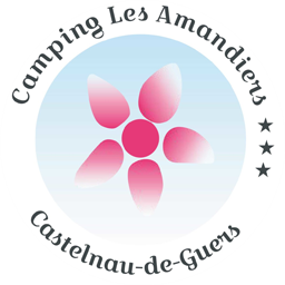 Logo of the campsite les Amandiers near Pézenas in the Hérault